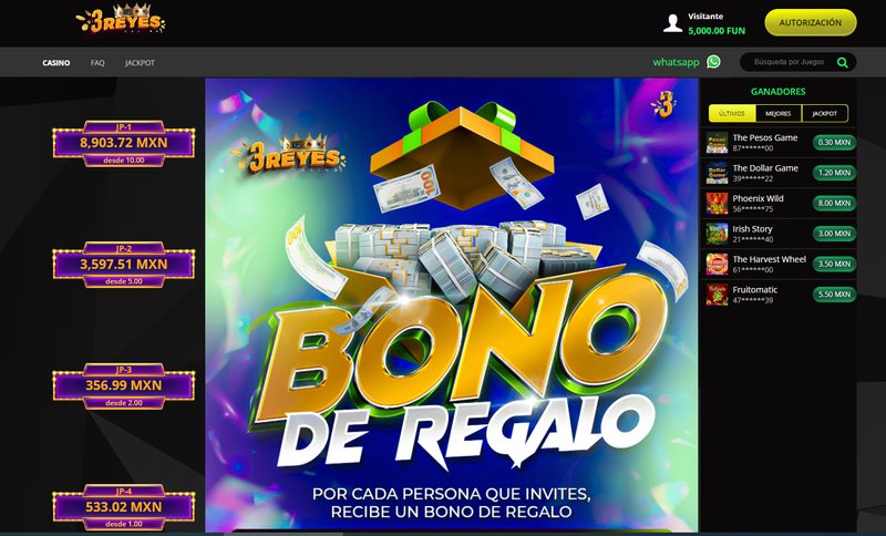 Image: Casino Online Mexico: Análisis del 3Reyes Casino