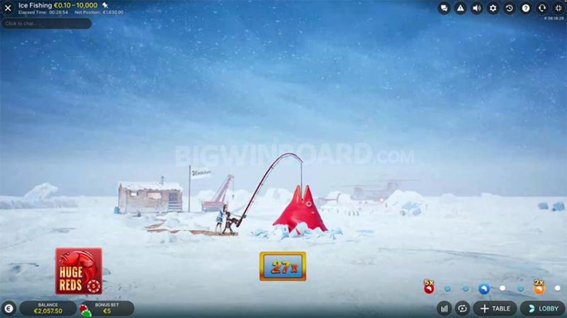 Germany - ice fishing game